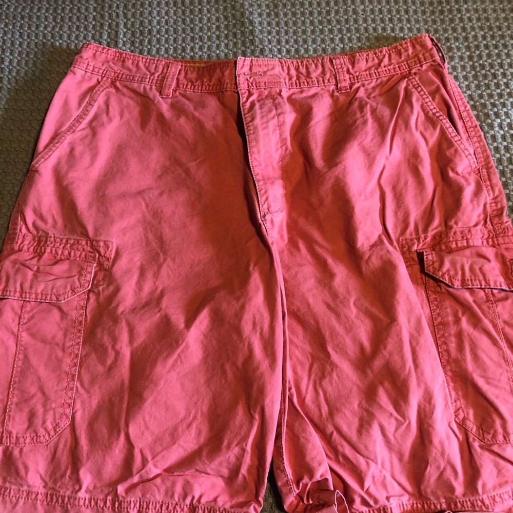 Izod Coral Cargo Shorts - Men's Casual Pocket Shorts